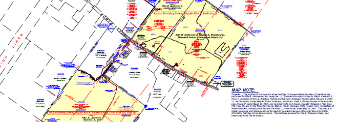 Boundary Survey Map