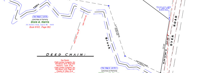 Boundary Survey Map