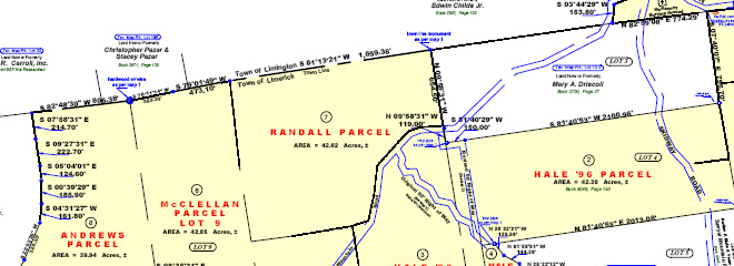 Boundary Survey Map