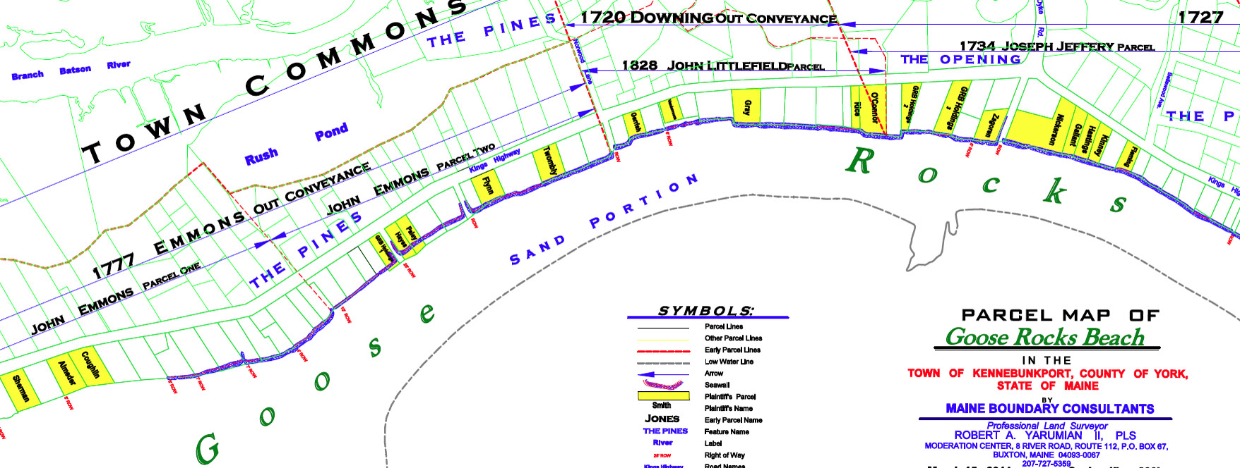 Boundary Survey Map