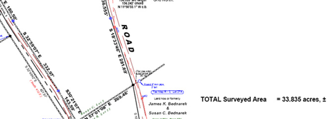 Boundary Survey Map