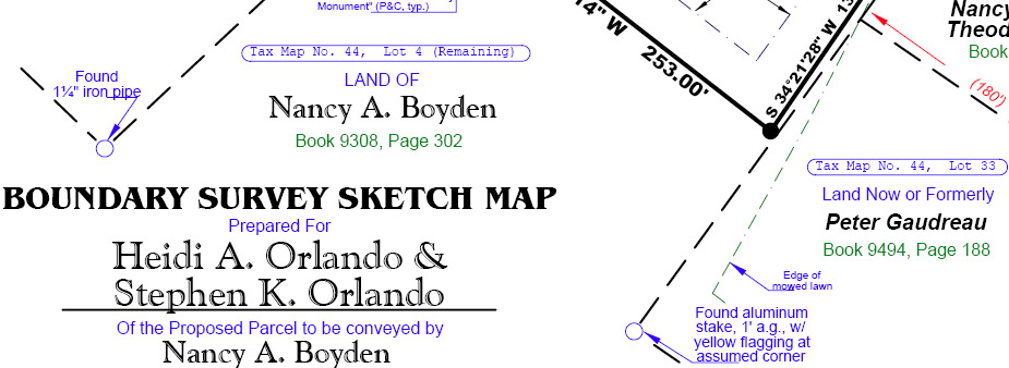 Boundary Survey Map