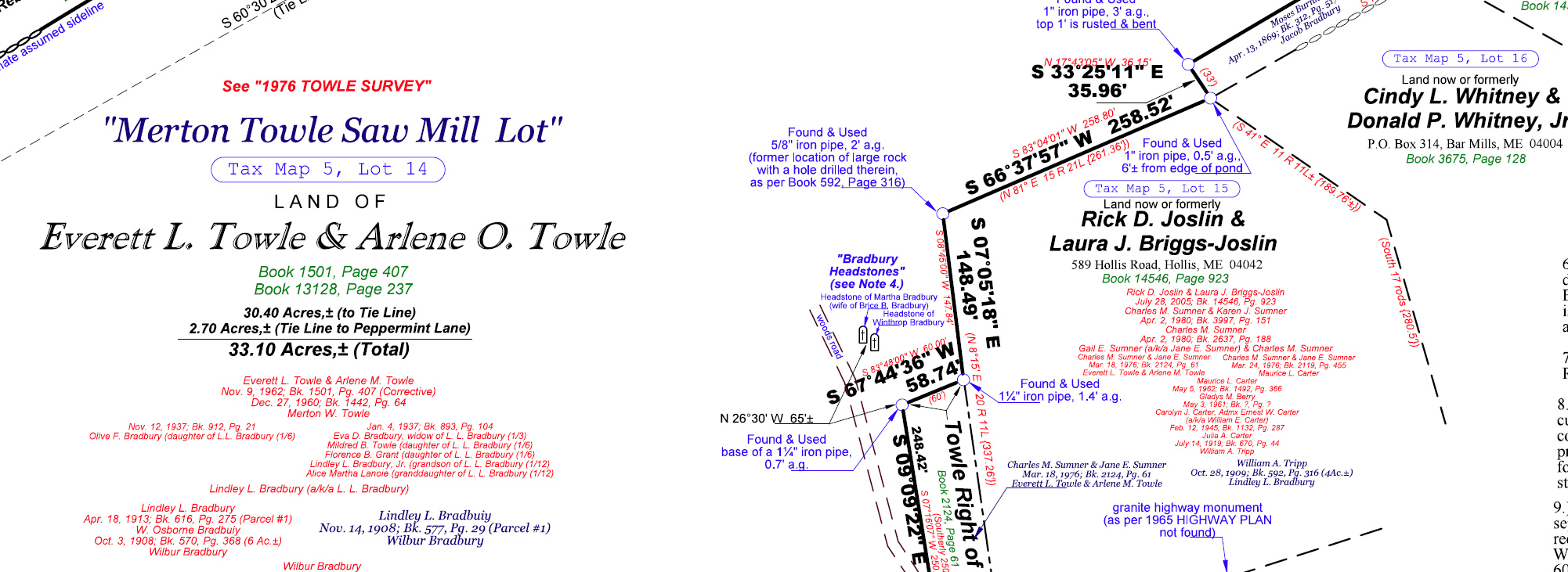 Boundary Survey Map